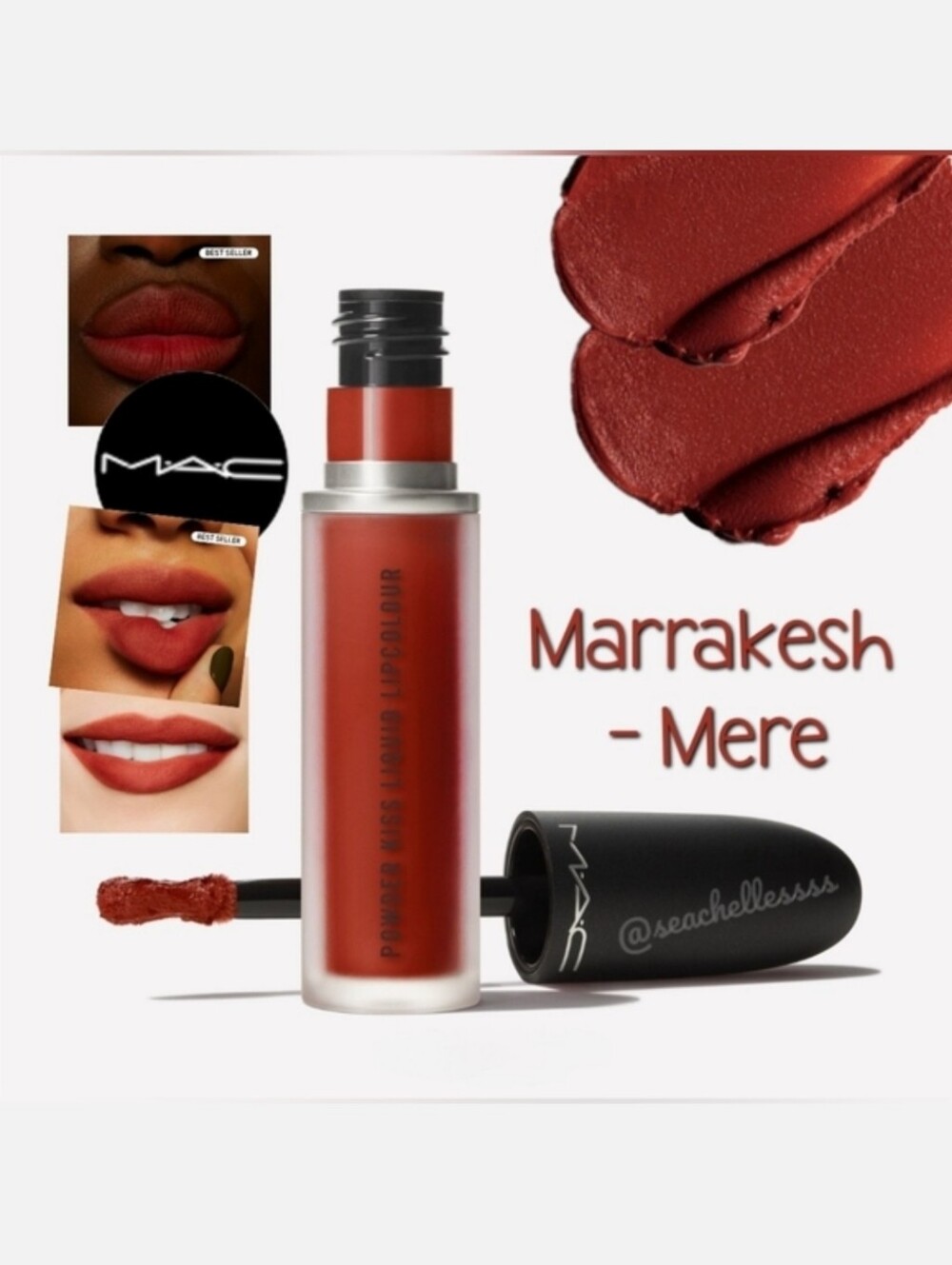 Marrakesh-Mere Powder Kiss Liquid Lipcolor Mac Cosmetics Brand New In Box